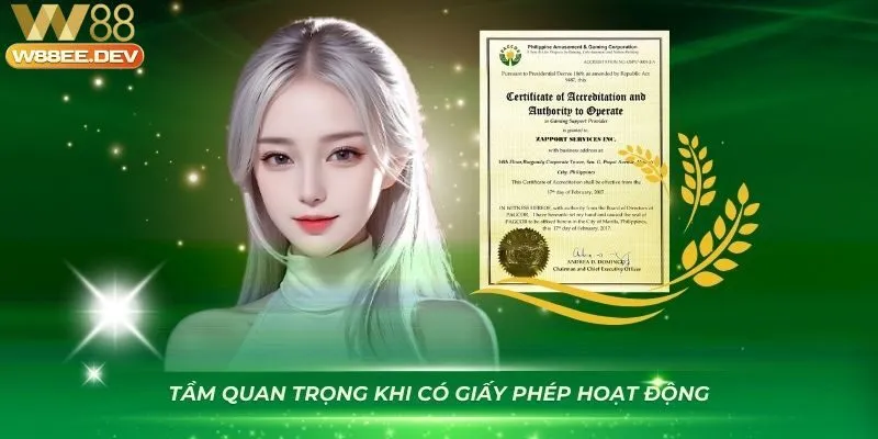 Giấy phép W88 1 Giấy phép W88 được hiểu như nào?
